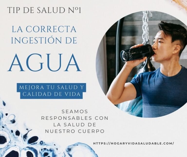 Tip de Salud Nº 1 La Correcta Ingestión de Agua